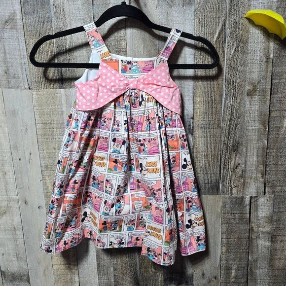 Disney x Pippa & Julie Mickey and Minnie Cartoon Comic Strip Dress - Picture 2 of 6